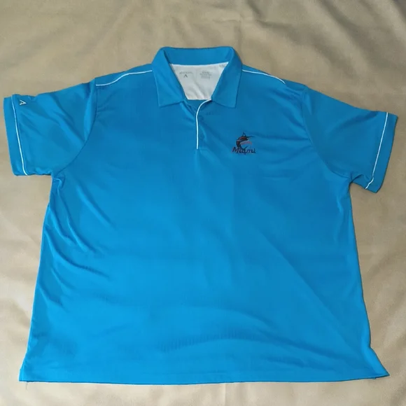 Antigua Miami Marlins polo shirt - Picture 1 of 6